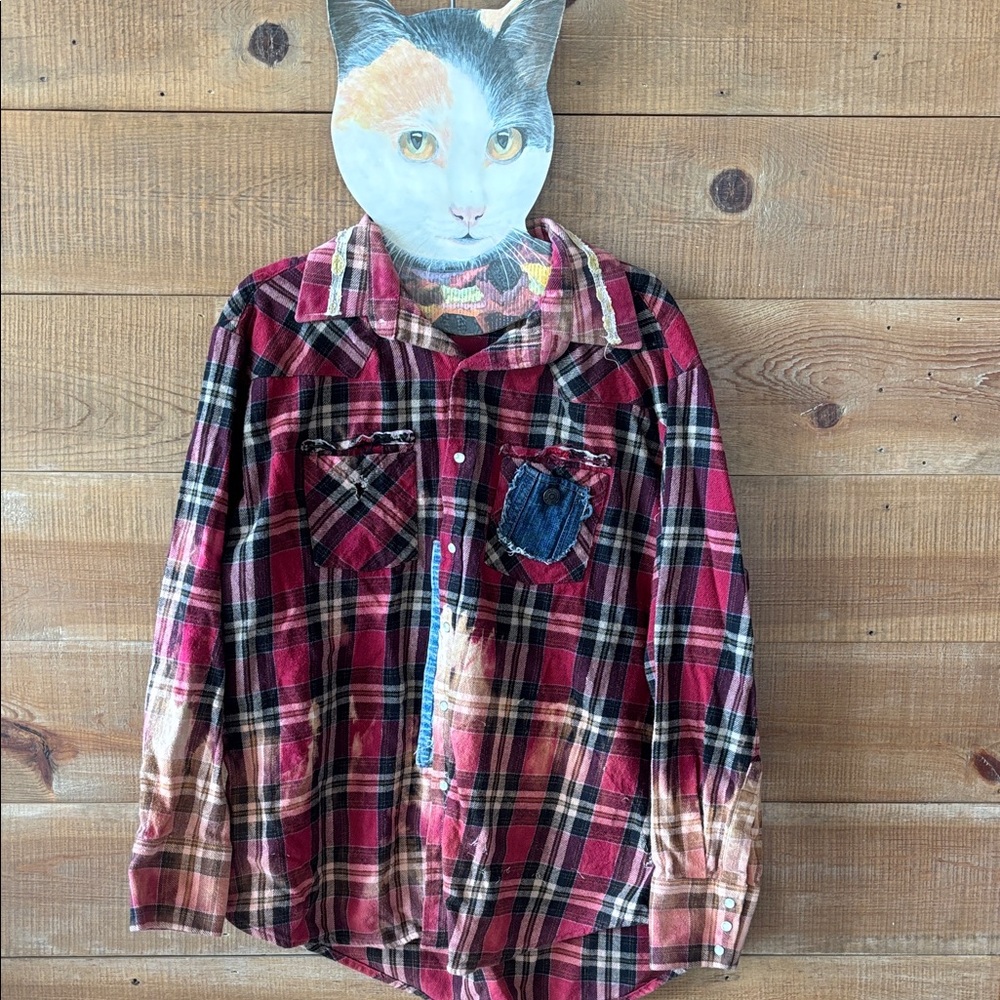 Upcycled flannel